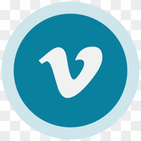 Circled Vimeo Logo Png Image - Vimeo Logo Png, Transparent Png - vimeo logo png
