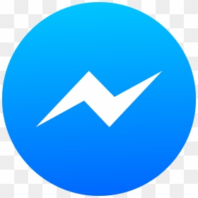 Messenger App Logo Png, Transparent Png - facebook button png