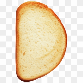Slice Of Bread - Bread Png Slice, Transparent Png - bread slice png