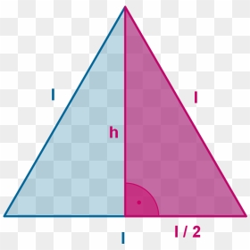Imagen Teoria Triangulo Rectangulo En Triangulo Equilatero - Triangle, HD Png Download - triangulo png