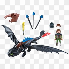 Pre-school & Young Children Playmobil Train Your Dragon - Playmobil Toothless, HD Png Download - toothless png