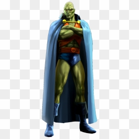 Justice League Heroes Martian Manhunter, HD Png Download - martian manhunter png