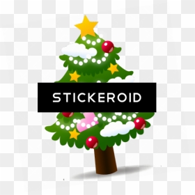 Large Xmas Tree Emoji , Png Download - Merry Christmas Tree Emoji, Transparent Png - christmas tree emoji png