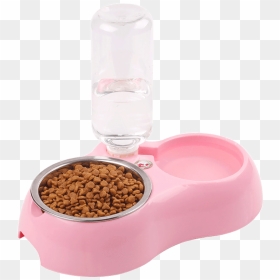 Cat Bowl Double Bowl Automatic Drinking Cat Basin Food - Coffee Grinder, HD Png Download - dog bowl png