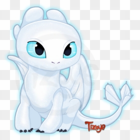 Httyd 3 - Chibi Light Fury, HD Png Download - toothless png