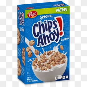 Chips Ahoy Cereal - Chips Ahoy Cereal Png, Transparent Png - cereal box png