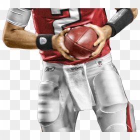 Atlanta Falcons Player Running Transparent Png Stickpng - American Football Player Png, Png Download - falcons helmet png