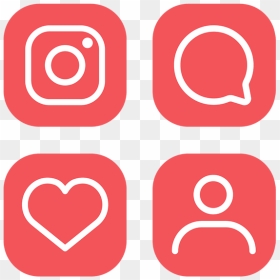 Like Instagram Hd Png, Transparent Png - instagram heart png