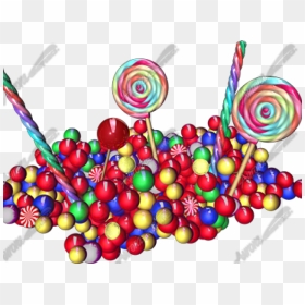 Candy Clipart Pile - Pile Of Candy Clipart, HD Png Download - candy pile png