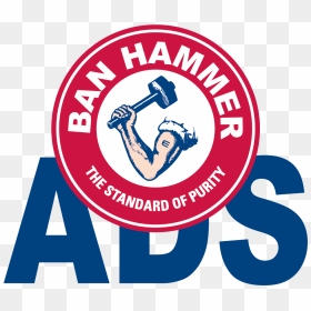 Or Just Slap A Enjin Ban Hammer Sticker On It - Arm And Hammer, HD Png Download - ban hammer png