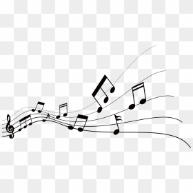 Musical Note Graphic Design - Music Notes Transparent Png, Png Download - white music note png