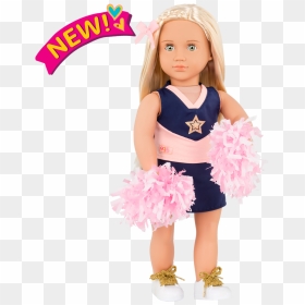 18-inch Cheerleader Doll Khloe - Outfit Our Generation Doll Clothes, HD Png Download - cheerleader png