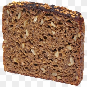 Dark Bread Slice Png Image - Banana Bread Transparent Background, Png Download - bread slice png