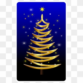 Stylised Xmas Tree Gold Clip Arts - Stylised Christmas Tree, HD Png Download - christmas tree emoji png