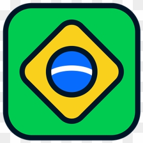 Bandeira Do Brasil Icone Png, Transparent Png - brazil png