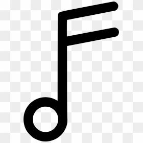One Eighth Music Note - Music, HD Png Download - white music note png