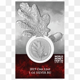Germania 2019 Silver Coin Averse - World Money Fair Germania Mint, HD Png Download - oak leaf png