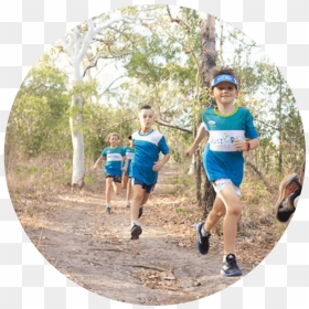 Cross Country Running, HD Png Download - kids running png