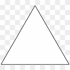 Molde Triangulo Para Imprimir, HD Png Download - triangulo png