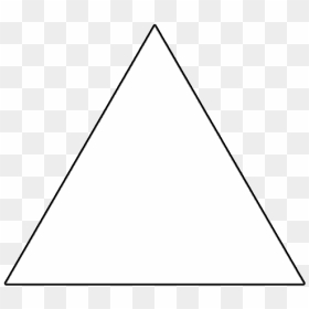 Molde Triangulo Para Imprimir, HD Png Download - triangulo png