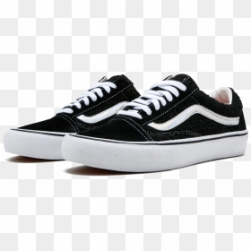 Vans Old Skool Pro Sneakers Black Vn000zd4jhx - Vans Old Skool Png, Transparent Png - white vans png