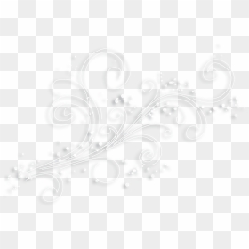 Ornament Drawing Text Picture Frames White - Белые Узоры Пнг, HD Png Download - white swirls png