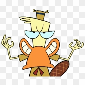 Camp Lazlo Character Edward The Platypus Angry - Camp Lazlo Characters, HD Png Download - platypus png