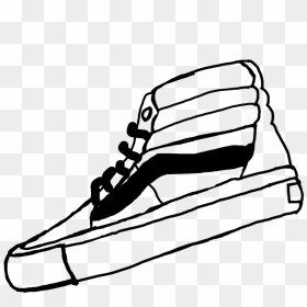 Quick Sketch Vans Hypebeast Supreme - Vans Drawing Shoes, HD Png Download - white vans png
