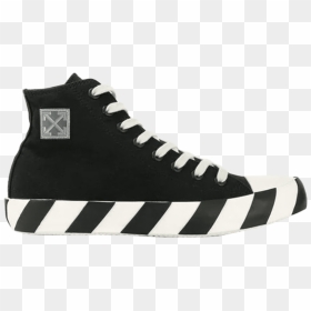 Off-white Stripe High - Converse Love Fear Love, HD Png Download - white vans png