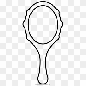 Hand Mirror Coloring Page - Hand Mirror Png Drawing, Transparent Png - hand mirror png