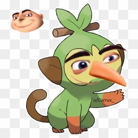 Pokemon Sword And Shield ร่าง 3 , Png Download - Grookey Pokemon, Transparent Png - gru png