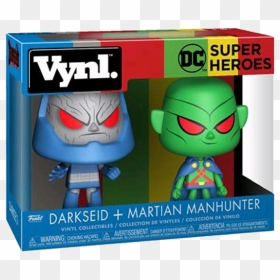 Dc Comics Martian Manhunter And Darkseid Vynl Figure, HD Png Download - darkseid png