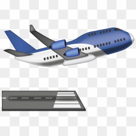 Plane Taking Off Emoji, HD Png Download - airplane emoji png