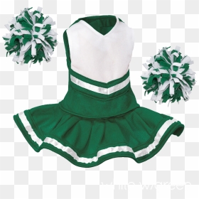 Red And White Cheer Uniform Clipart , Png Download - Green And White Cheerleading Outfit, Transparent Png - cheerleader png