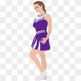 Free Stock Photo Illustration - Cheerleaders Transparent Background, HD Png Download - cheerleader png