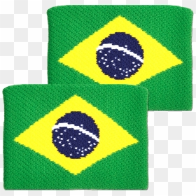 Brazil Flag Wristbands - Bandeira Do Brasil No Minecraft, HD Png Download - brazil png
