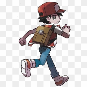 Red Pokemon Let"s Go - Pokemon Trainer Red Let's Go, HD Png Download - blaziken png