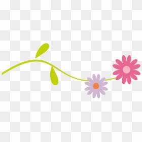 Floral Divider Clipart - Flower Line Vector Png, Transparent Png - line.png