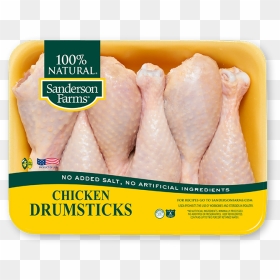 Sanderson Farms Chicken Drumsticks - Sanderson Farms Chicken Thighs, HD Png Download - drumstick png
