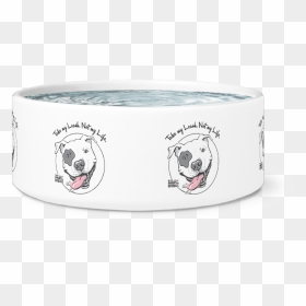 I"m The Top Dog Novelty Dog Bowl, For Puppies And Adults - Bull And Terrier, HD Png Download - dog bowl png