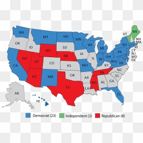 2020 Senate Elections Map, HD Png Download - republican png