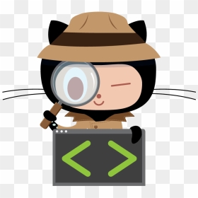 Github Inspectocat U0027 - Github Search, HD Png Download - github png