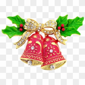 Transparent Bell Png - Transparent Background Christmas Bells Clipart, Png Download - christmas bells png