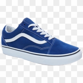 Vans Shoes Blue And White, HD Png Download - white vans png
