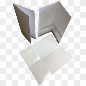 4×9 12pt C1s Blank/white Presentation Folders - Box, HD Png Download - blank paper png