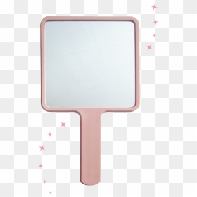 Mirror Mirror Square Hand Held - Ping Pong, HD Png Download - hand mirror png