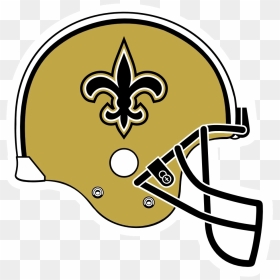 Helmet Clipart New Orleans Saints, Helmet New Orleans - New Orleans Saints Helmet Svg, HD Png Download - new england patriots helmet png
