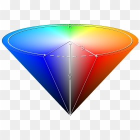 Hsv Color Space, HD Png Download - cone png