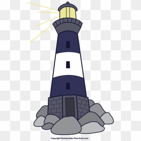 Light House Clipart Picture Transparent Moroccan Red - Clipart Of A Lighthouse, HD Png Download - lighthouse silhouette png