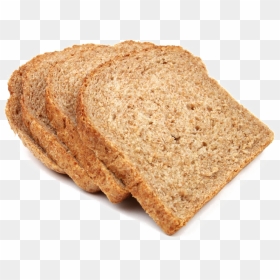 Brown Bread Png Image - Whole Wheat Bread Toast, Transparent Png - bread slice png